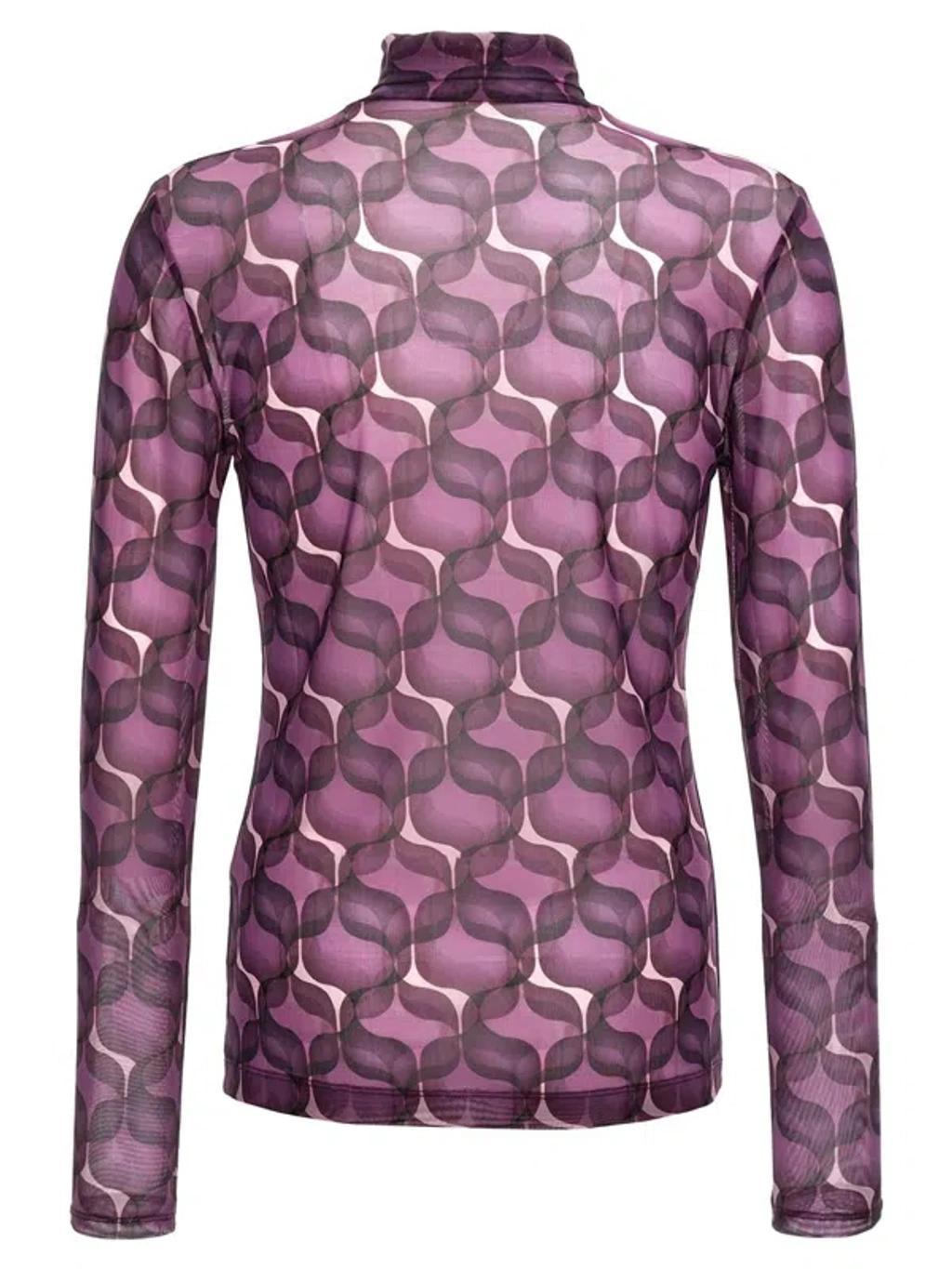 DRIES VAN NOTEN Heyze Tops In Púrpura Product Image