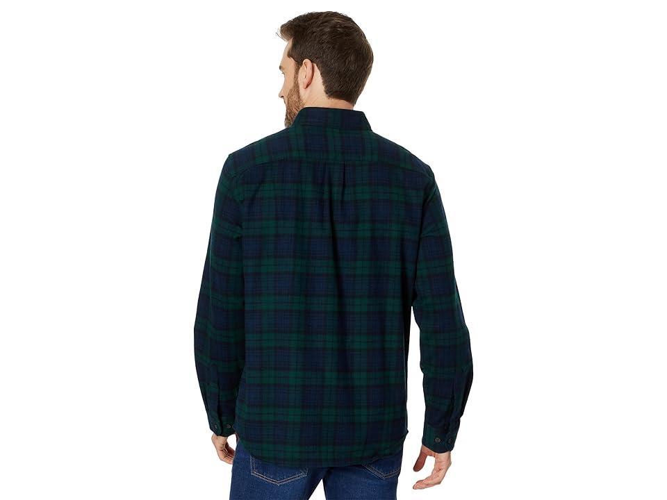 L.L.Bean Stewart Scotch Grey Plaid Flannel Long Sleeve Woven Shirt Product Image