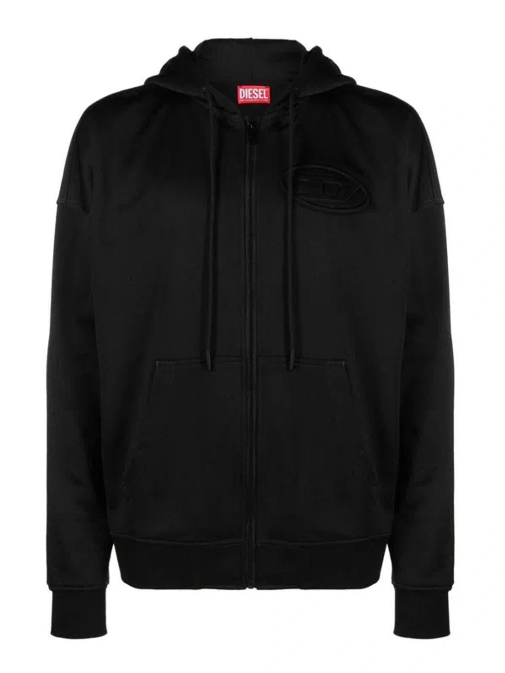 logo-patch detail hoodie Product Image