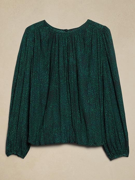 Crystal Pleated Blouse Product Image