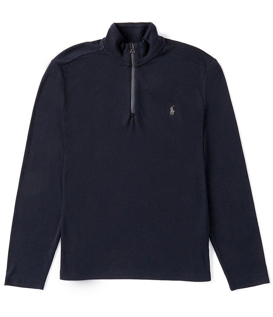 Polo Ralph Lauren Performance Stretch Spa Knit Half-Zip Pullover Product Image