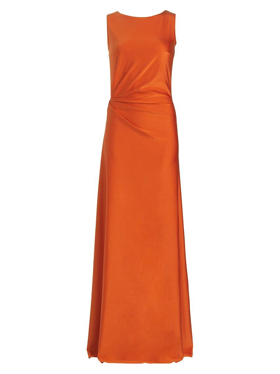 Womens Lemony JJ Satin Sleeveless Gown Product Image