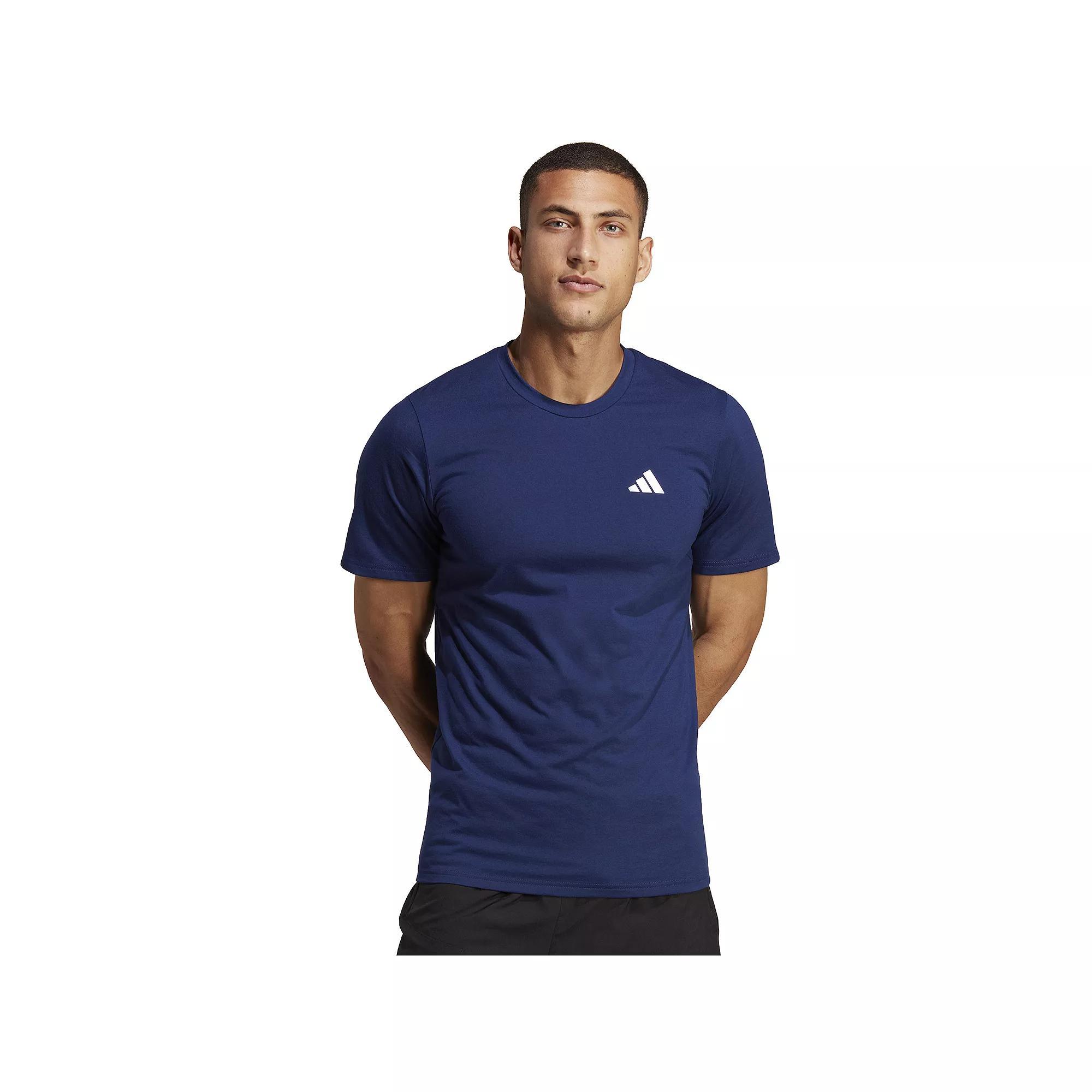 Men's adidas Train Essentials Feelready Training Tee, Size: Medium, Dark Blue Product Image