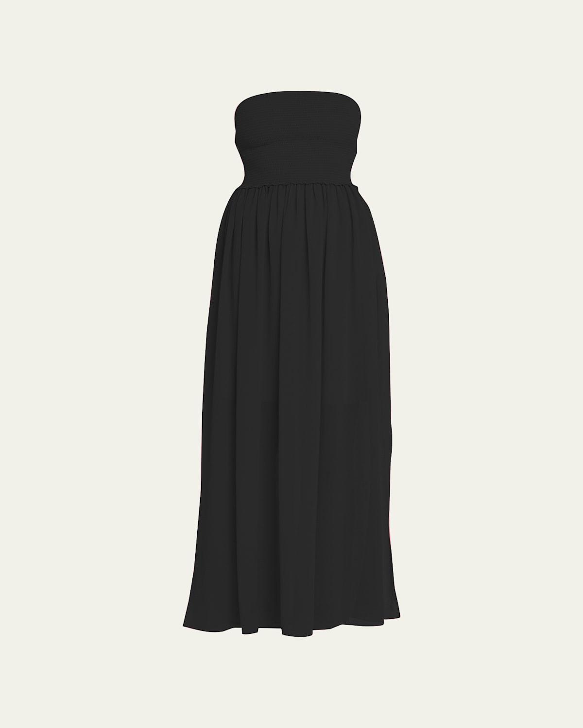Womens Calista Smocked Strapless Flare Dress Product Image