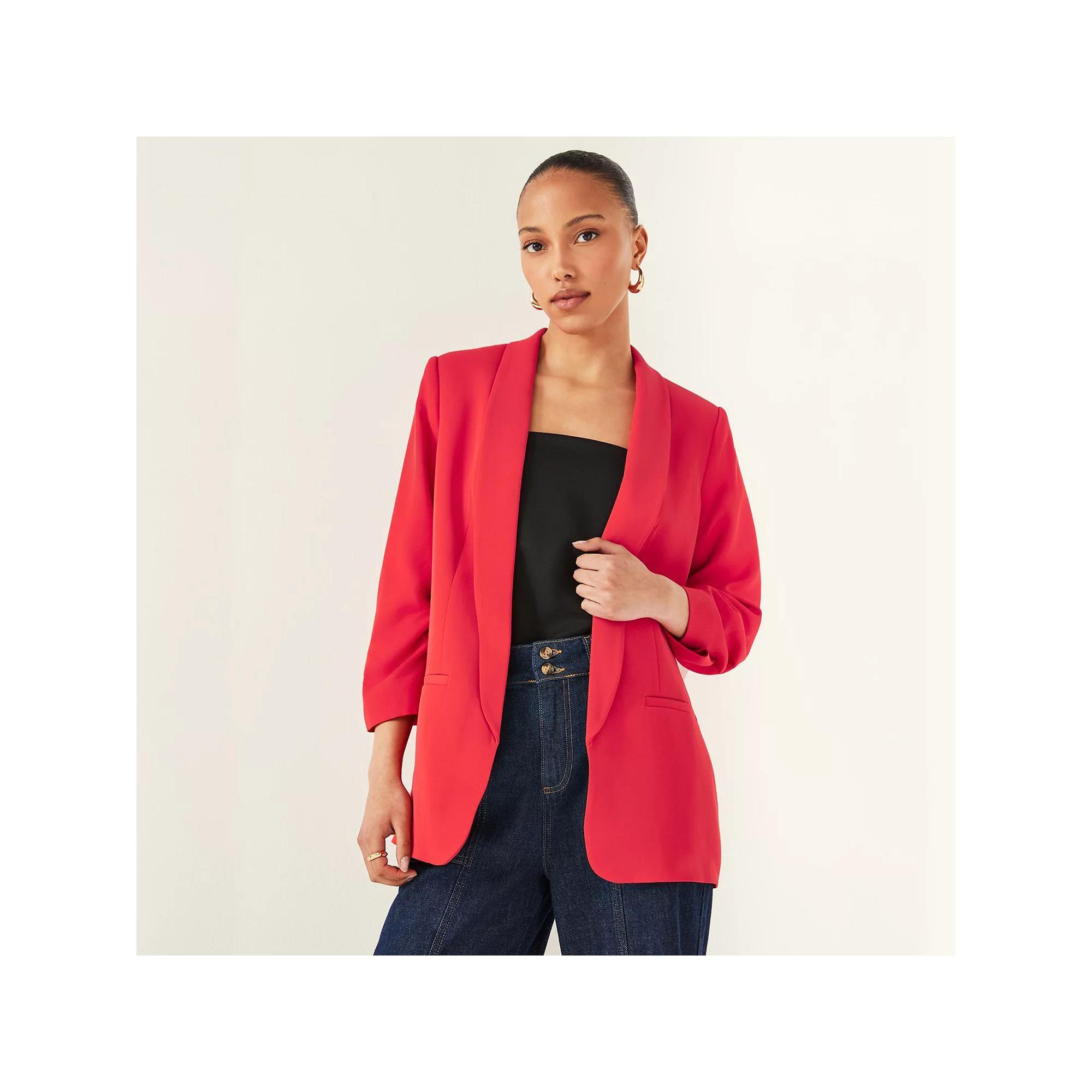Women's NEXT Easy Rose Blazer, Size: 14, Pink Red Product Image