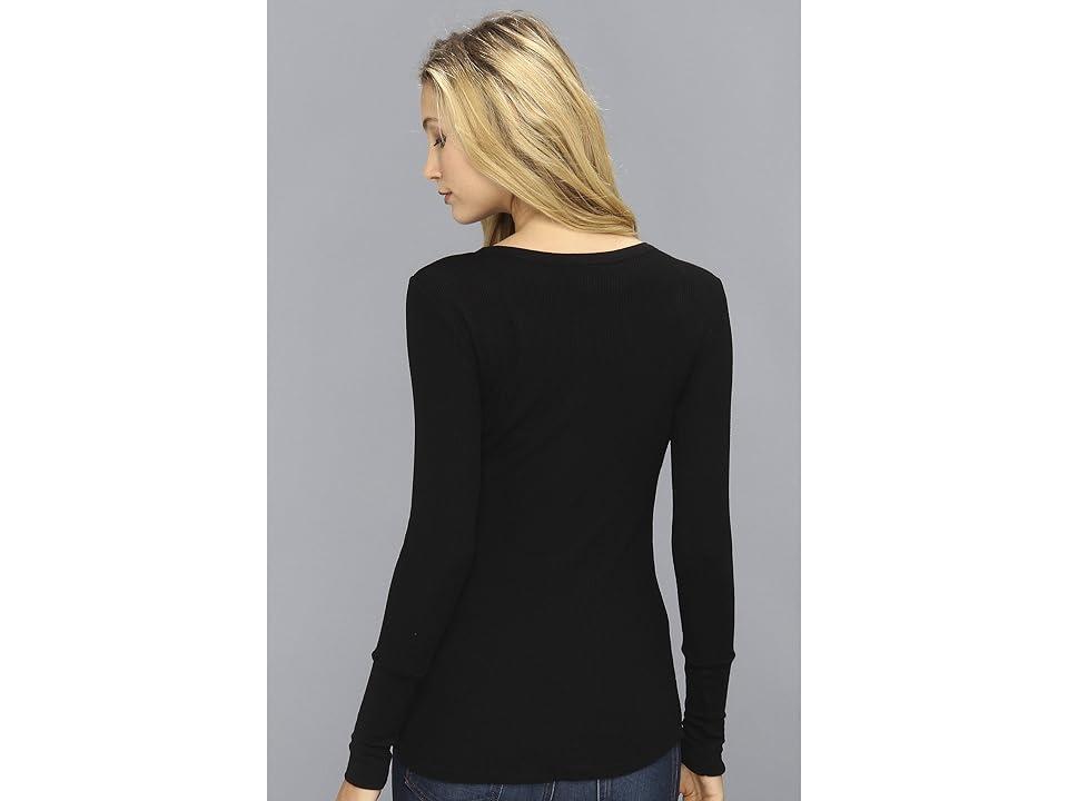 Splendid Thermal Forever Henley Long Sleeve Shirt Product Image