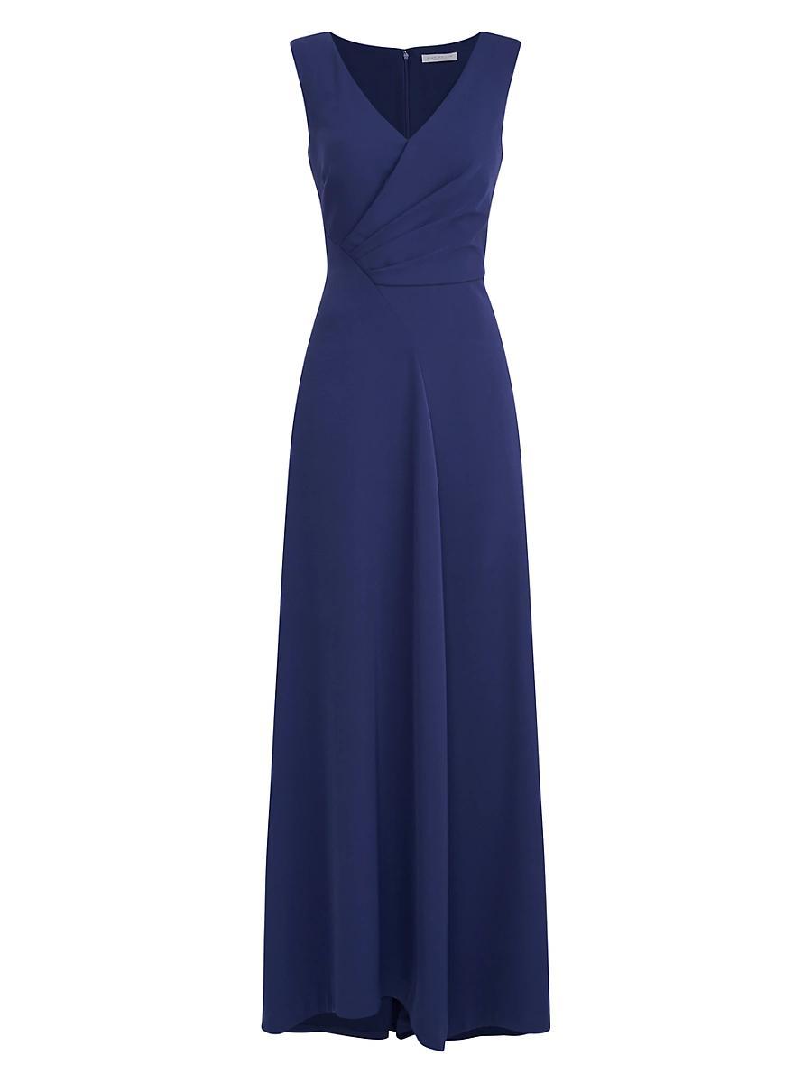 Womens Yara Crpe A-Line Gown Product Image