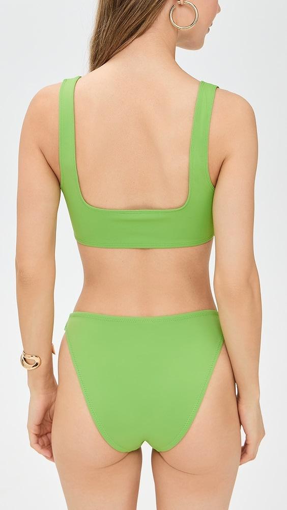 Good American Square Neck Compression Swim Top | Shopbop Product Image