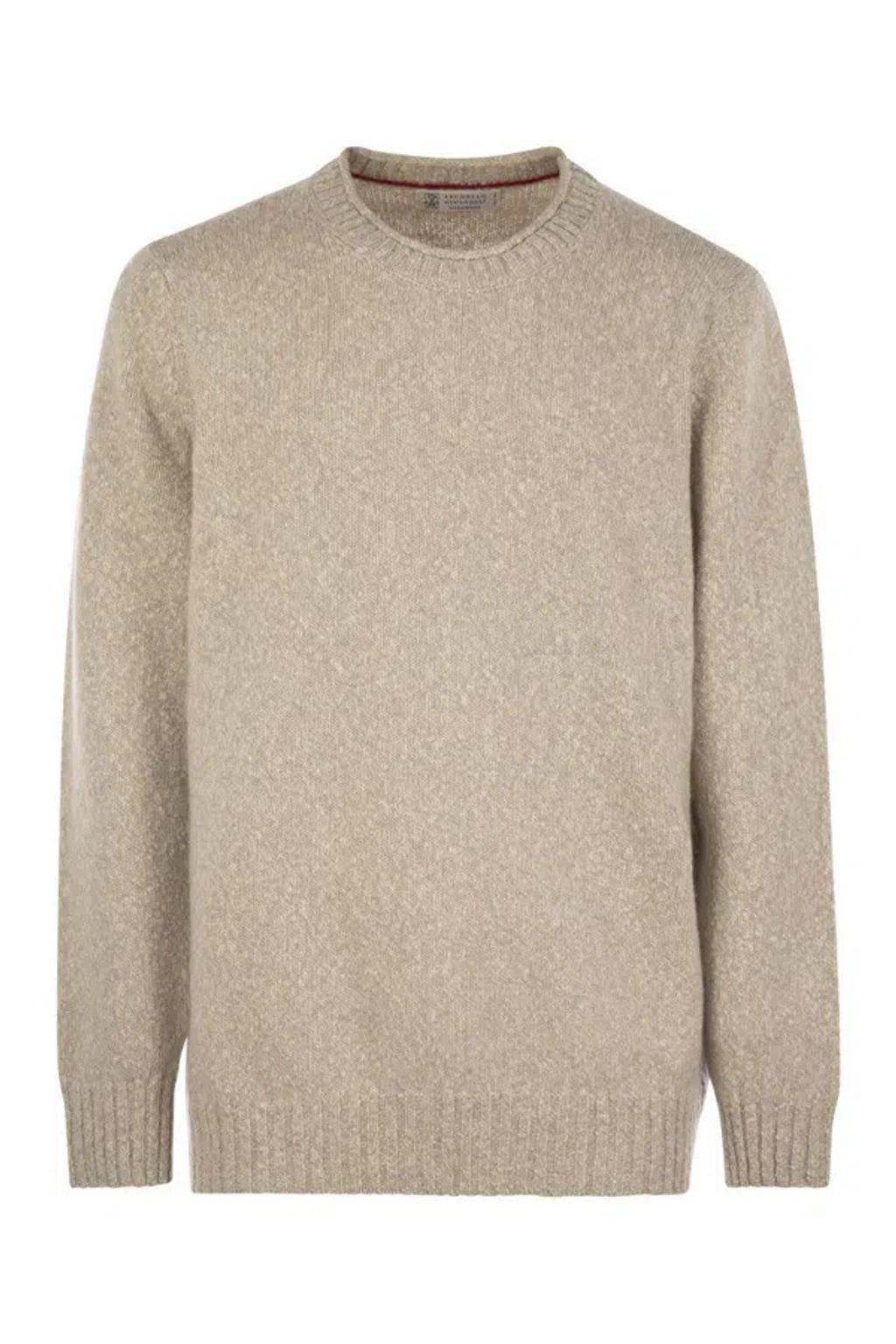 BRUNELLO CUCINELLI Ribbed Knit Sweater In Rope Product Image