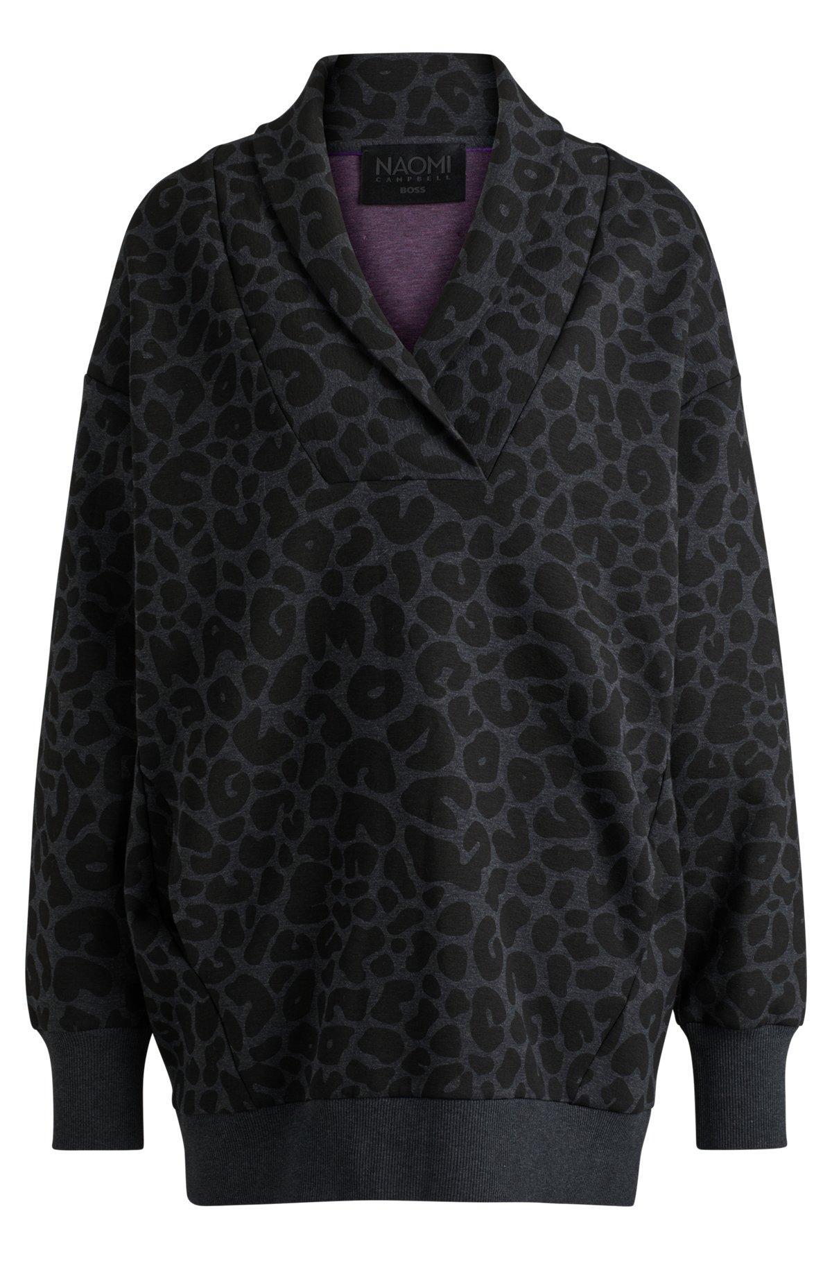 NAOMI x BOSS animal-print sweatshirt with energear™ Product Image