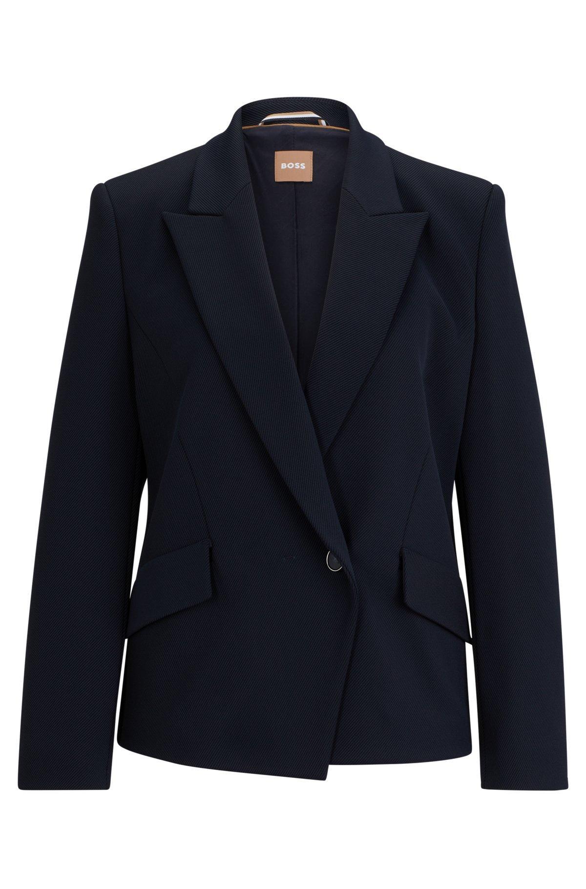 Regular-fit jacket in stretch twill Product Image