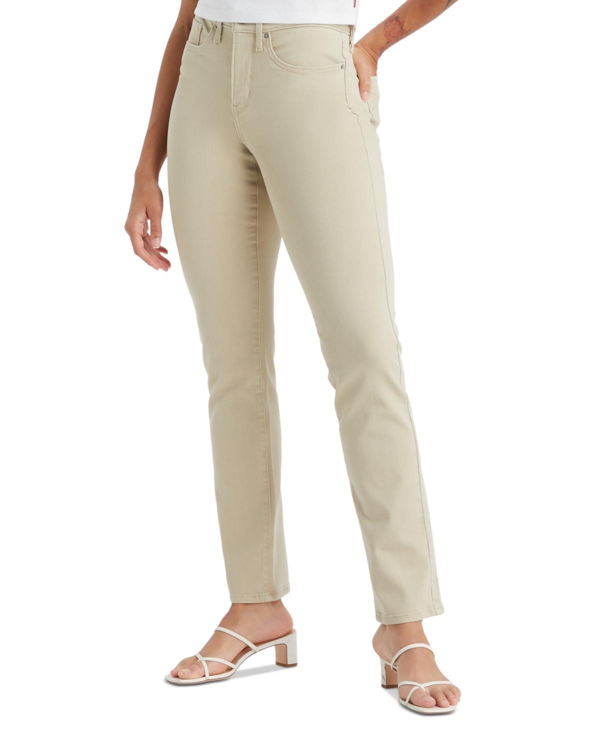 Levis 314 Shaping Straight Leg Mid Rise Jeans Product Image