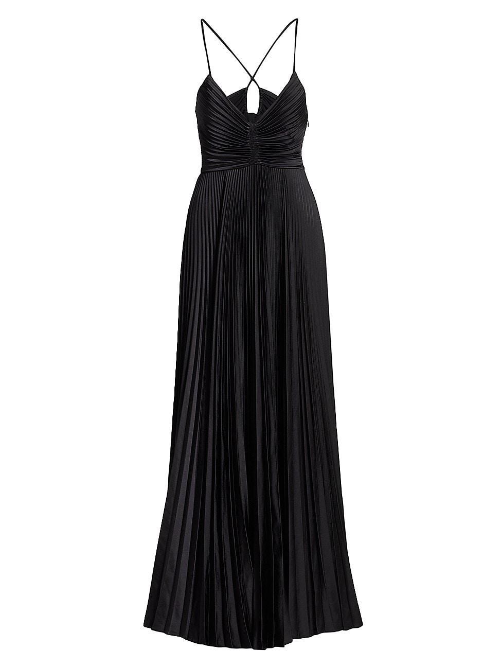 A. l.c. Aries Pleated Open Back Dress Product Image
