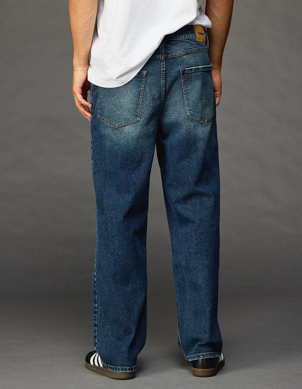 RSQ Mens Loose Fit Jeans - Dark Wash Product Image