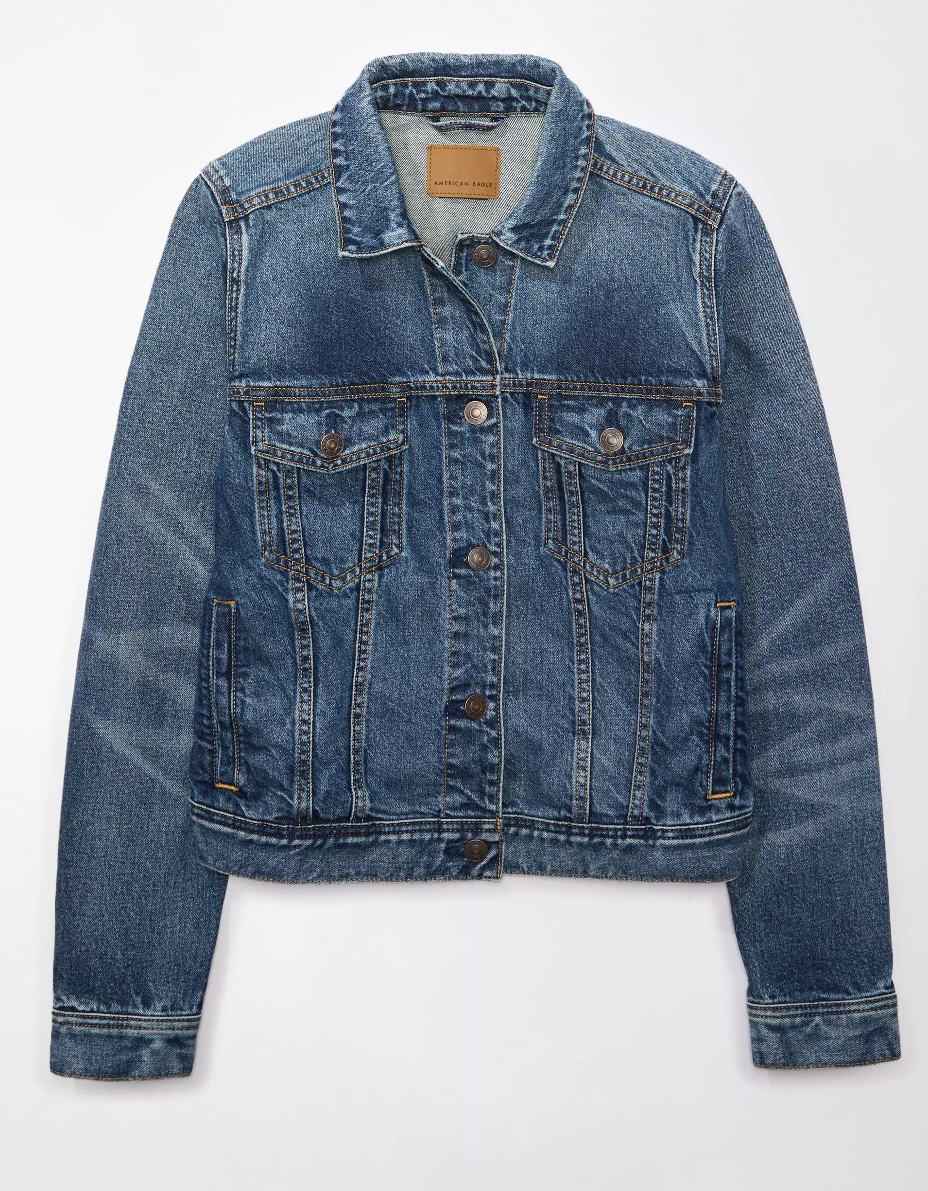 AE Strigid Classic Denim Jacket Product Image