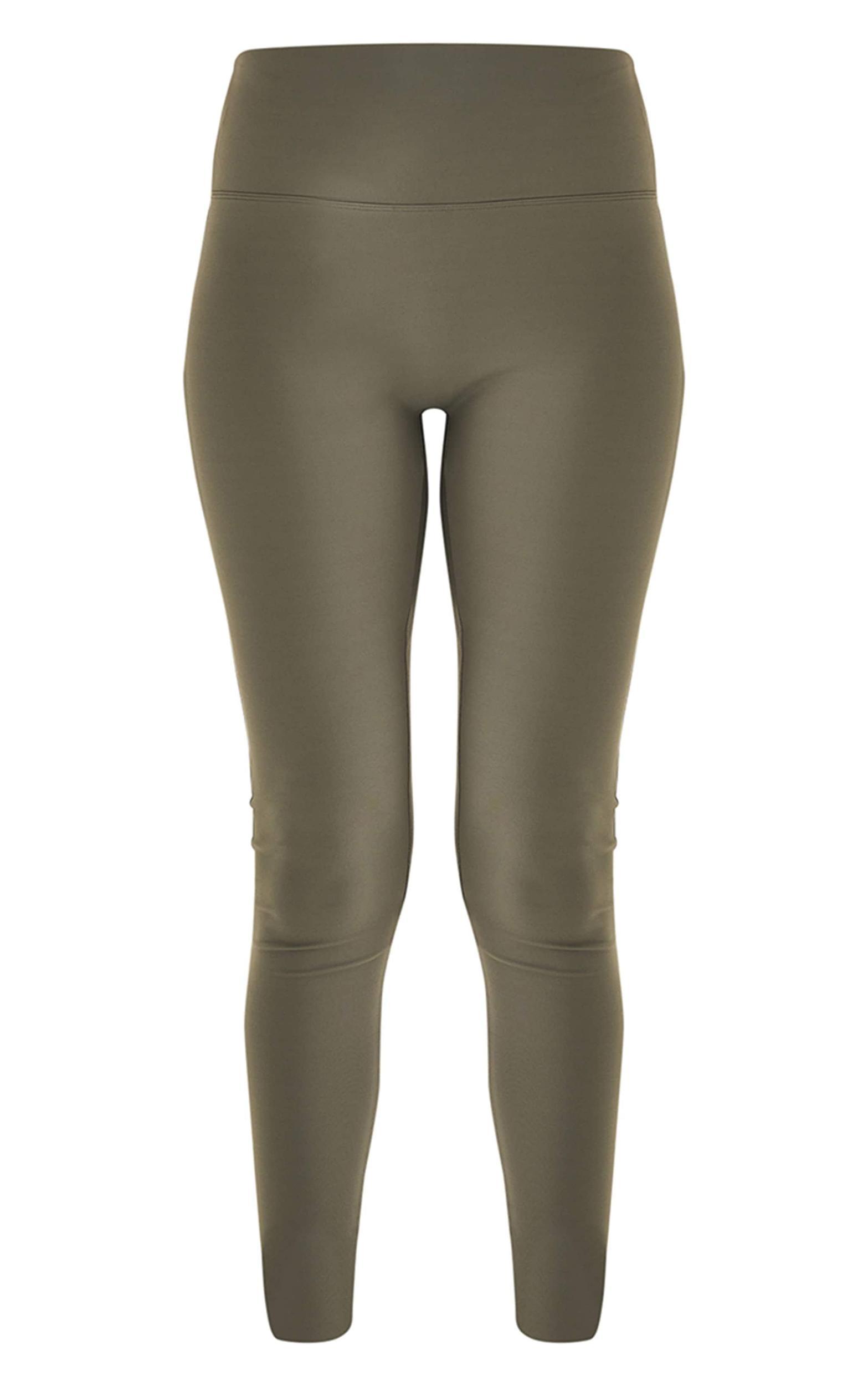 Olive Sculpt High Waist Gym Leggings Product Image