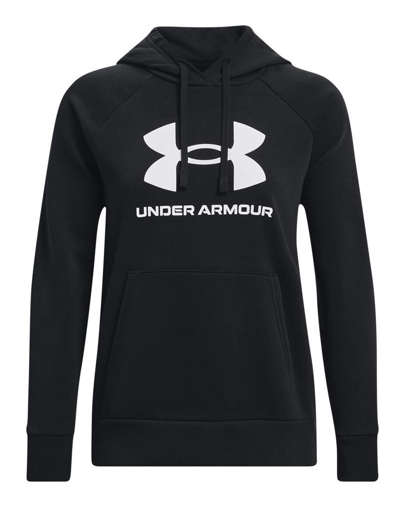 Women's UA Rival Fleece Big Logo Hoodie Product Image