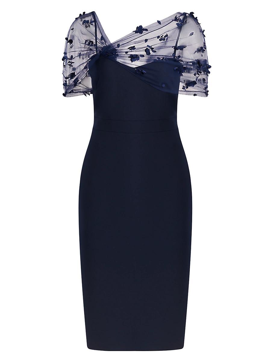 Womens Gia Beaded Shawl-Embellished Dress Product Image