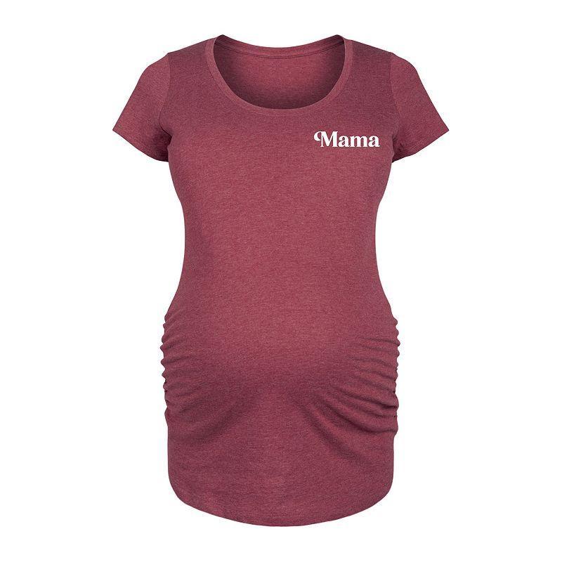 Maternity Mama Graphic Tee, Womens Blue Product Image