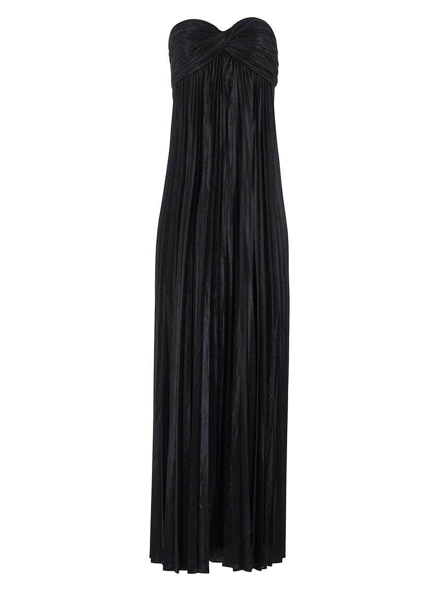 Womens Cotton-Silk Twill Tunic Midi Dress Product Image