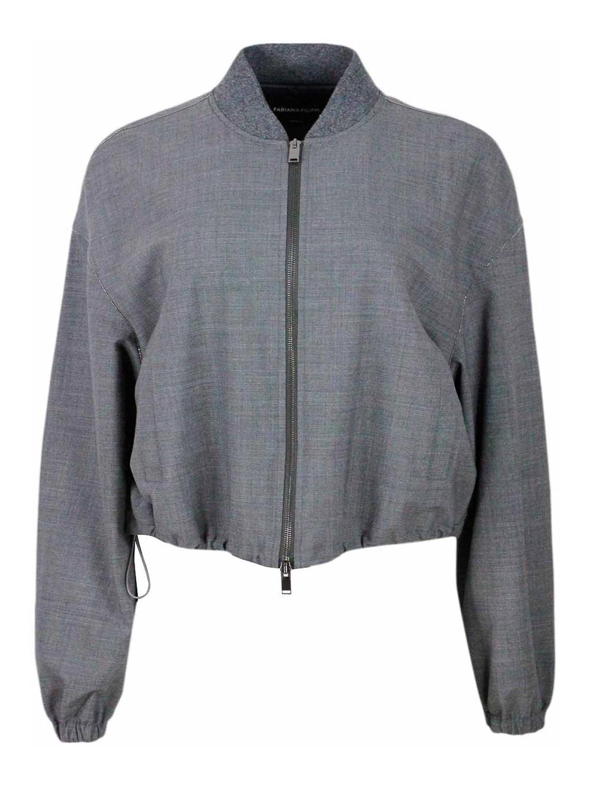 FABIANA FILIPPI Jackets In Grey Product Image