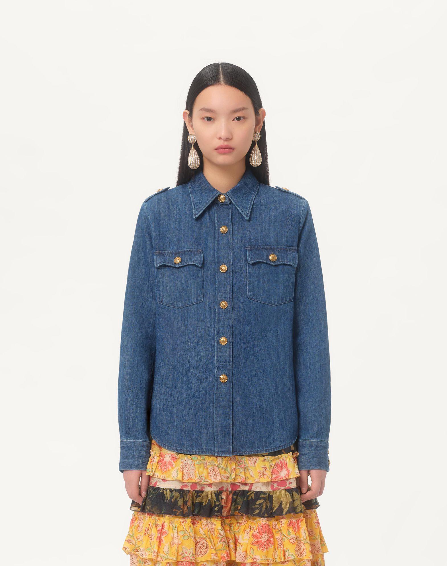 Lightweight Denim Shirt  Product Image
