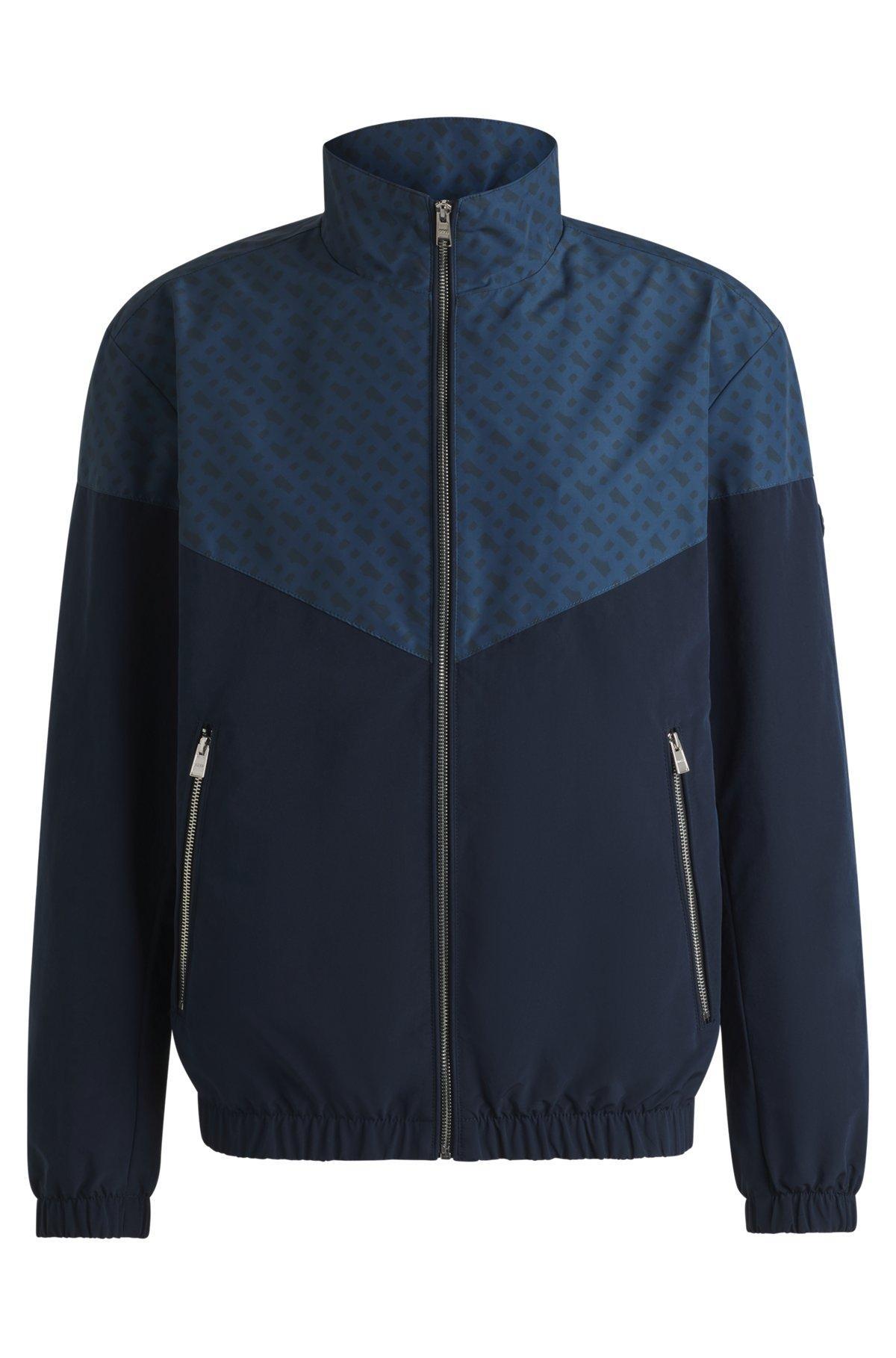 Water-repellent jacket with monogram pattern Product Image