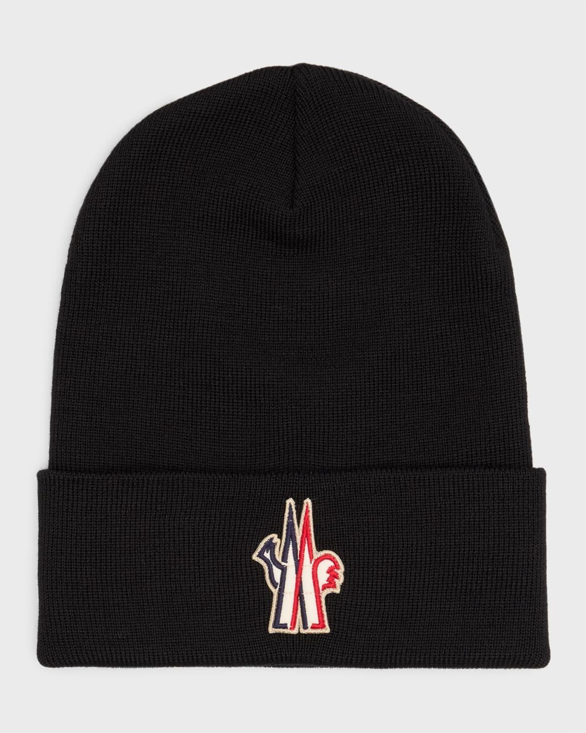 Mens Wool Rib-Knit Beanie Product Image