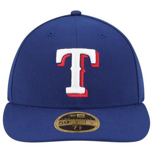 Men's New Era Royal Texas Rangers Game Authentic Collection On-Field Low Profile 59FIFTY Fitted Hat, Size: 7 3/8, Blue Product Image