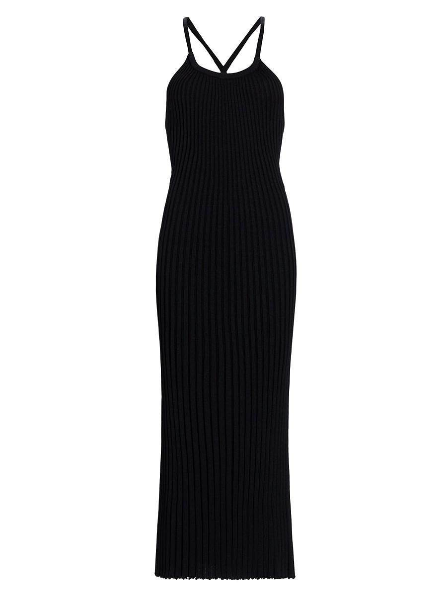 Womens Vida Rib-Knit Midi-Dress Product Image