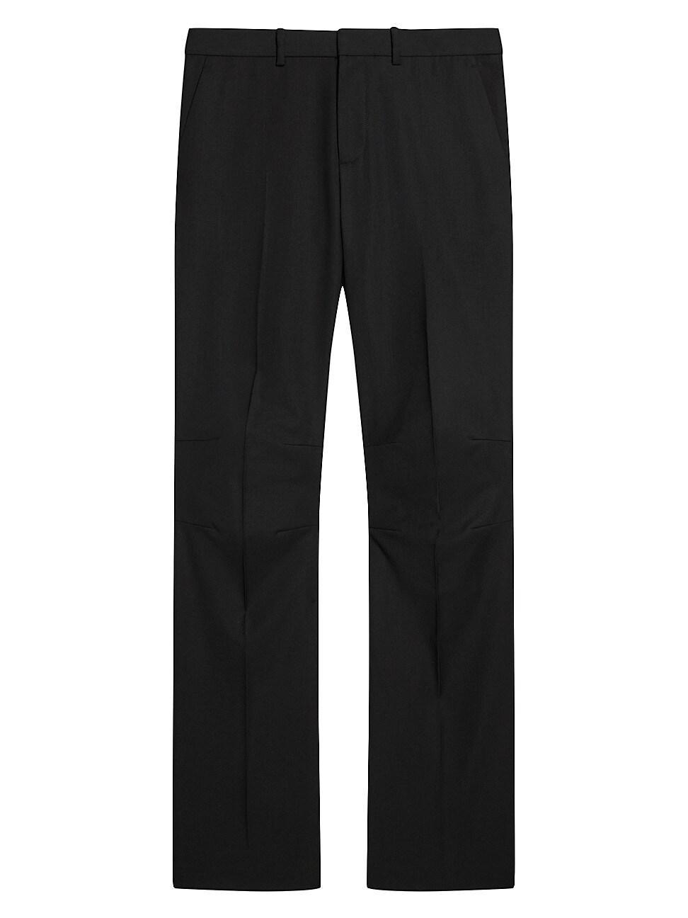 Mens Curve Car Wool Trousers Product Image