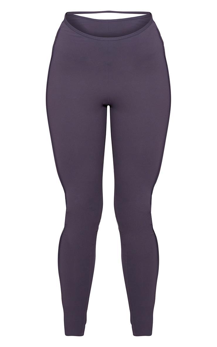 Charcoal Sculpt Strappy Gym Leggings Product Image