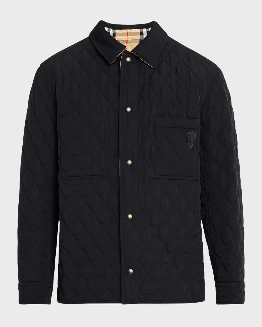 Mens Reversible Quilted Overshirt Product Image