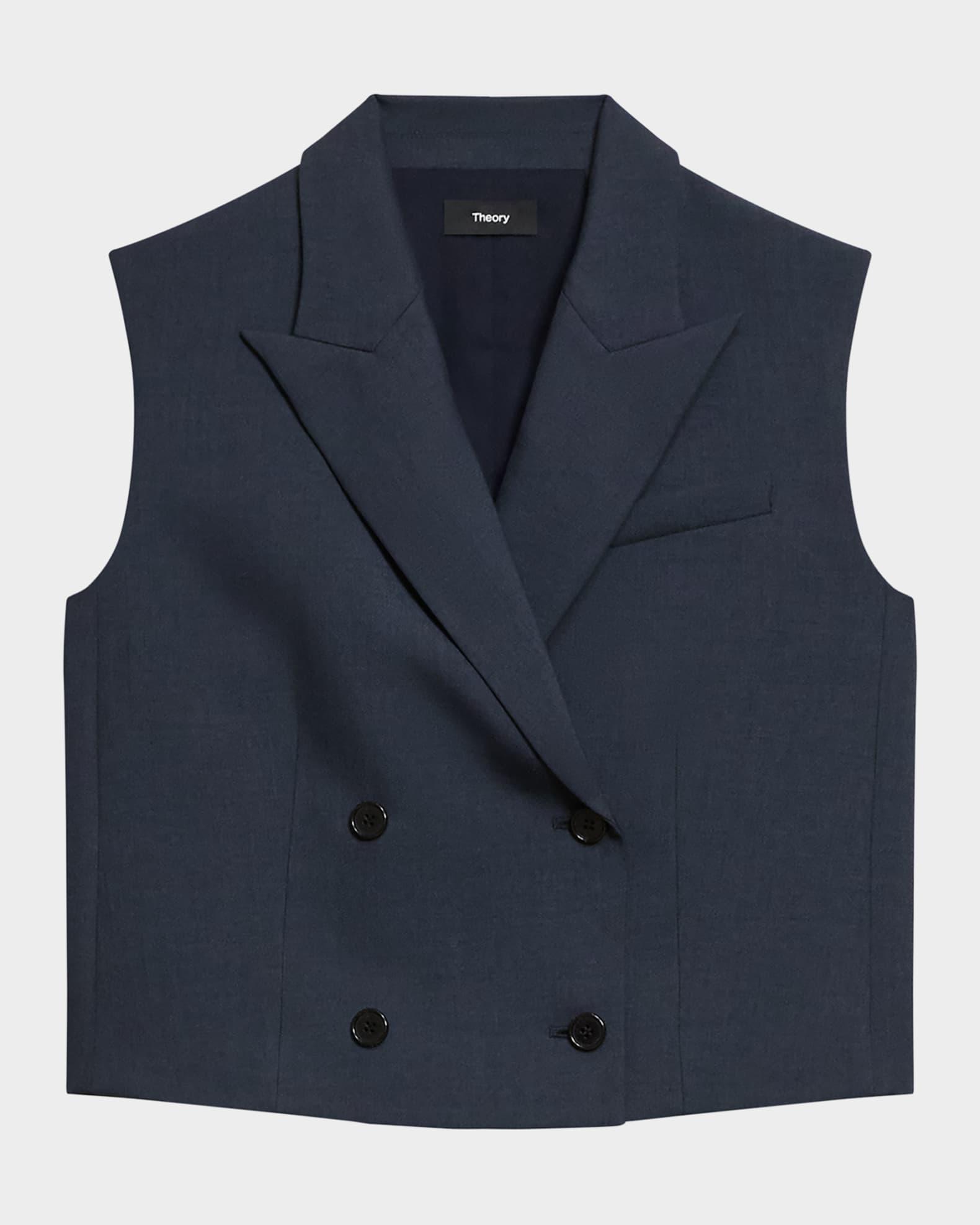 Boxy Double-Breasted Vest Product Image