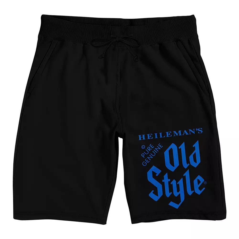 Men's Heileman's Old Style Pajama Shorts, Size: XXL, Black Product Image