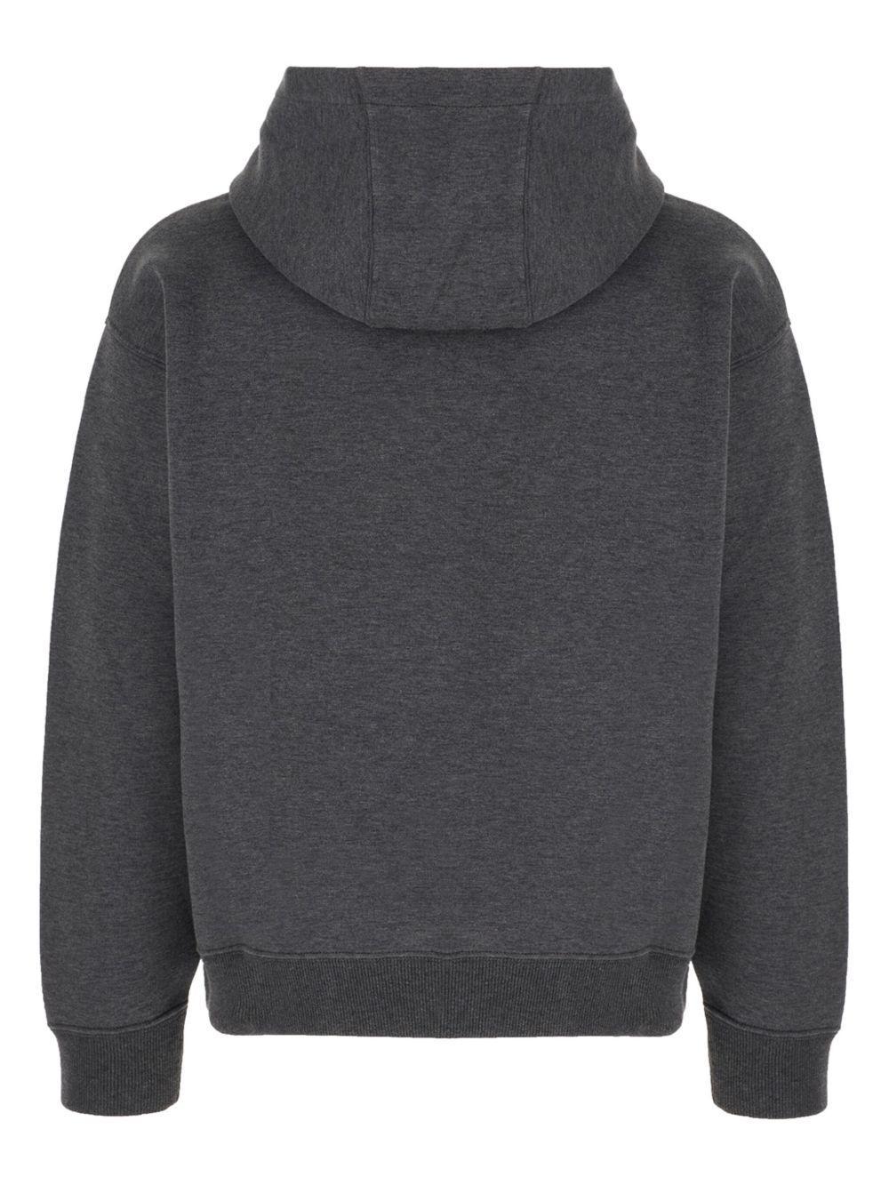 embroidered-logo hoodie Product Image