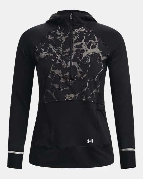 Women's UA OutRun The Cold Hooded ½ Zip Product Image
