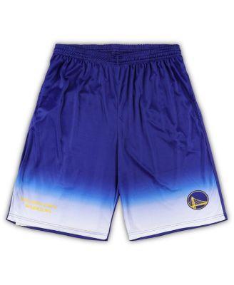 Men's Fanatics Branded Royal Golden State Warriors Big & Tall Fadeaway Shorts, Size: 3XB, Blue Product Image