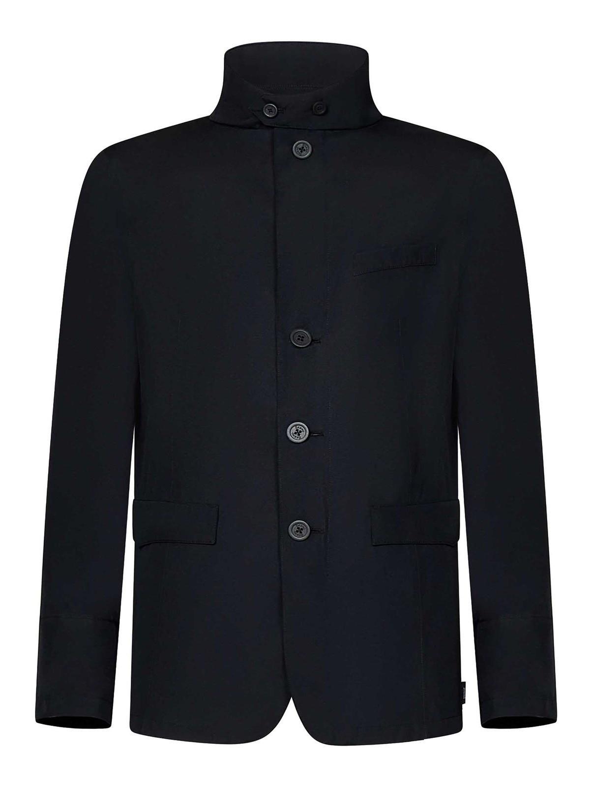 HERNO Laminar Light Matt Jacket In Black Product Image