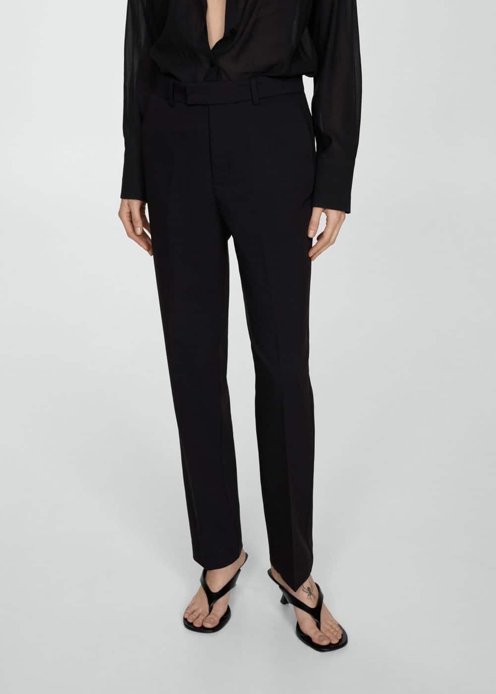 Mango tailored cigarette pants Product Image