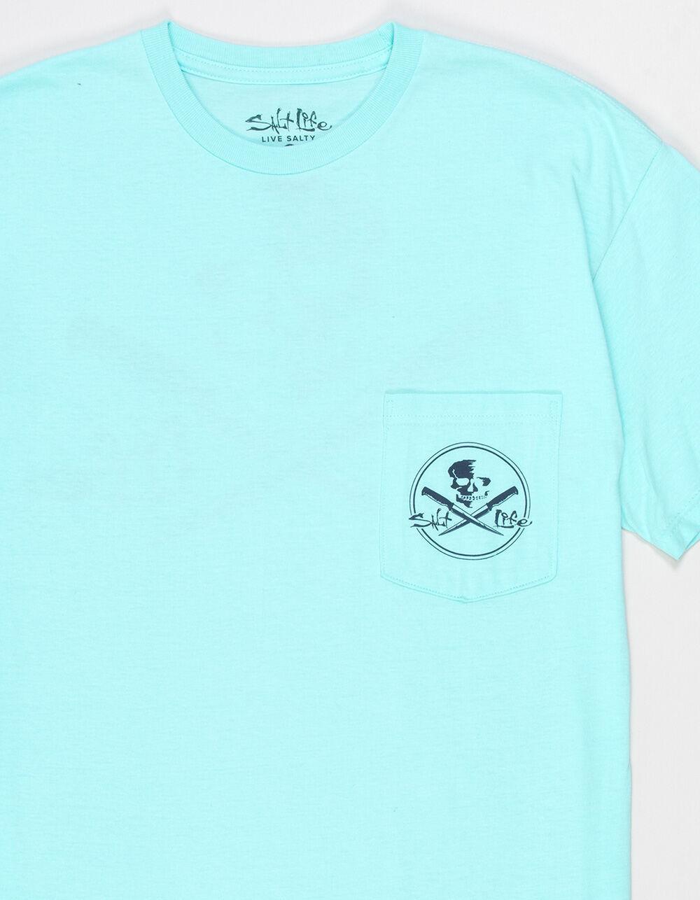 SALT LIFE Skull and Fill Mens Pocket Tee Product Image