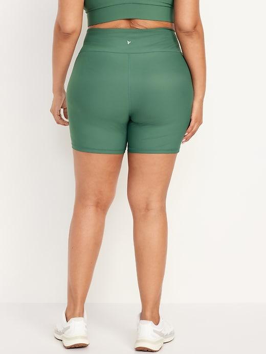 High-Waisted PowerSoft Biker Shorts -- 6-inch inseam Product Image