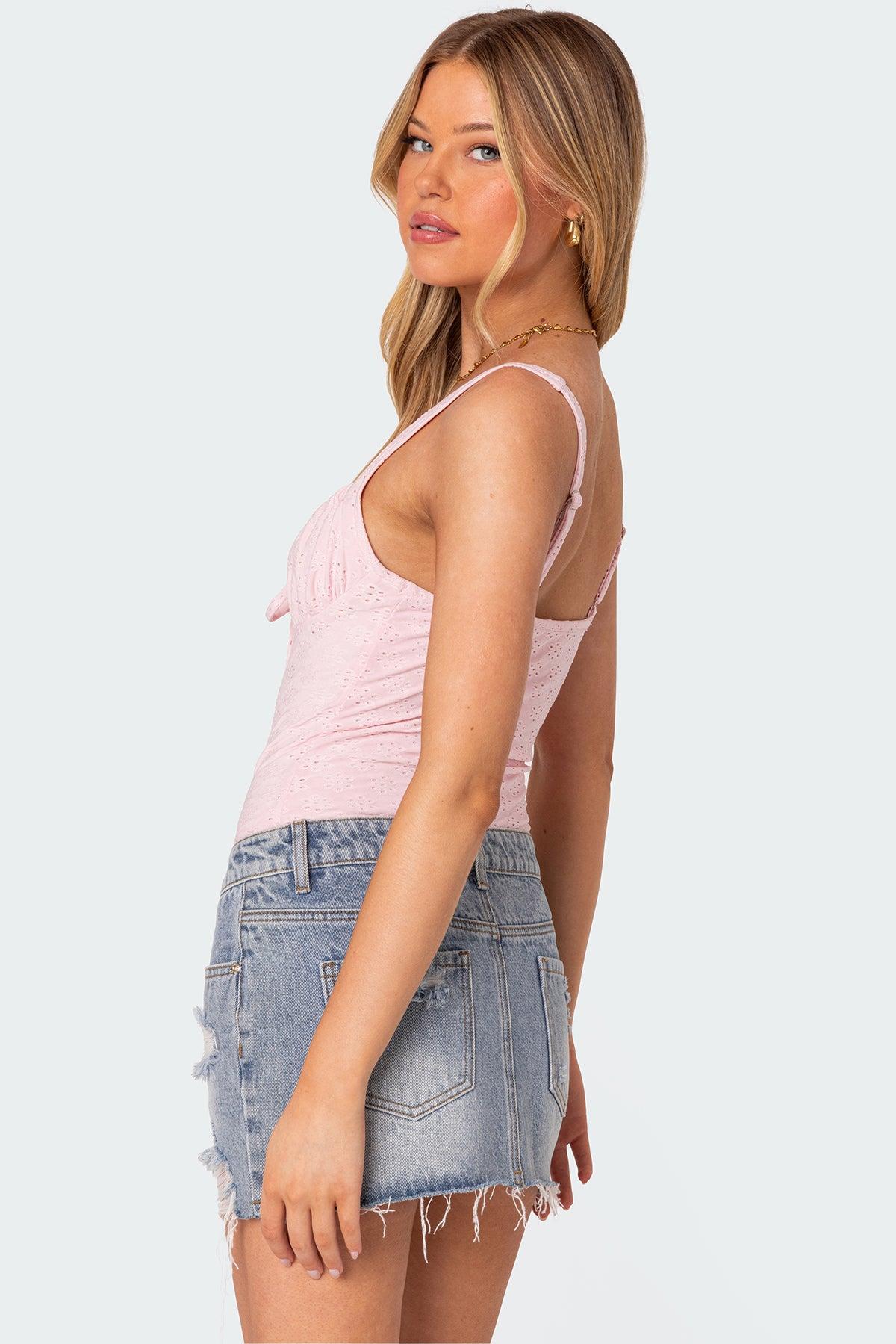 Carol Eyelet Bodysuit Product Image