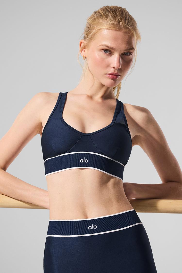 Airlift Mesh Darling Bra - Navy Product Image