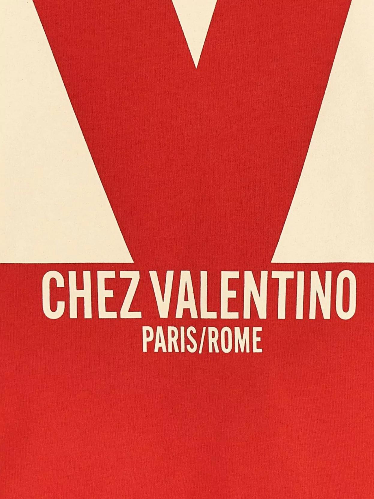 VALENTINO T-shirt Logo In Red Product Image