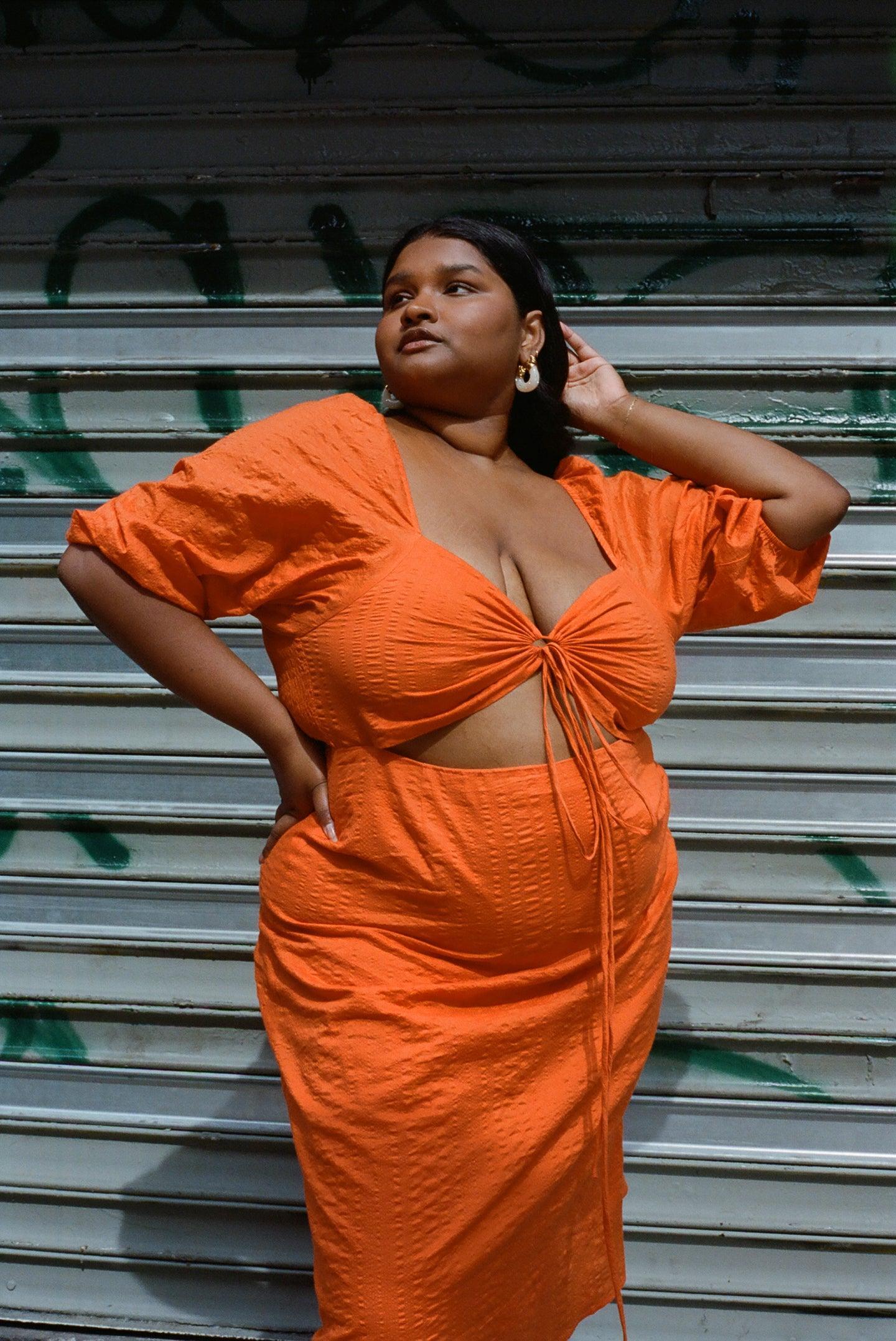 Jules Midi Dress - Turmeric Product Image
