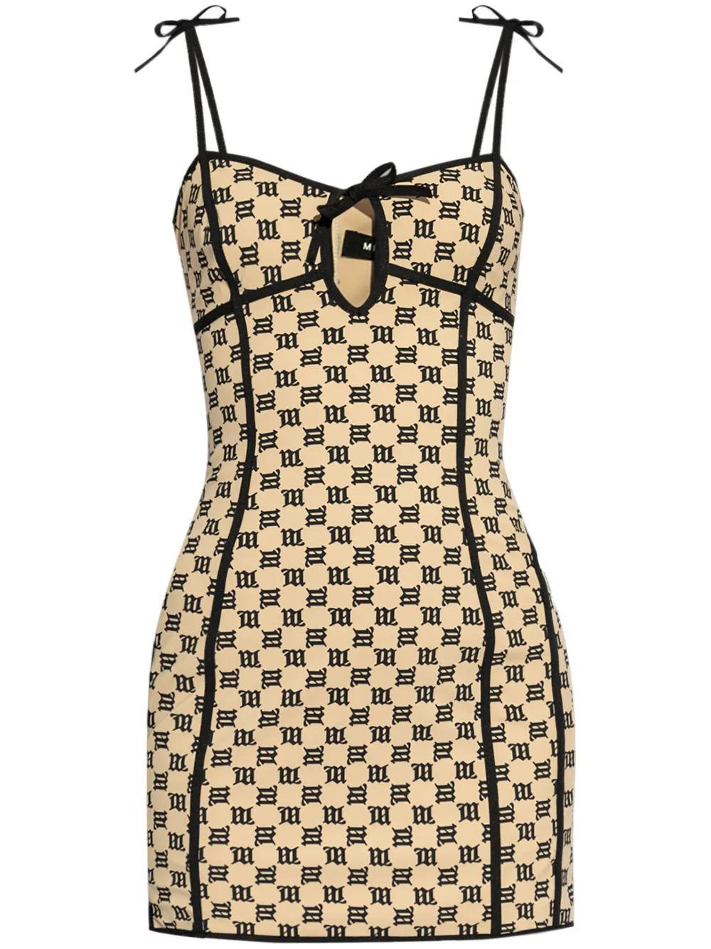 monogram-print mini dress Product Image