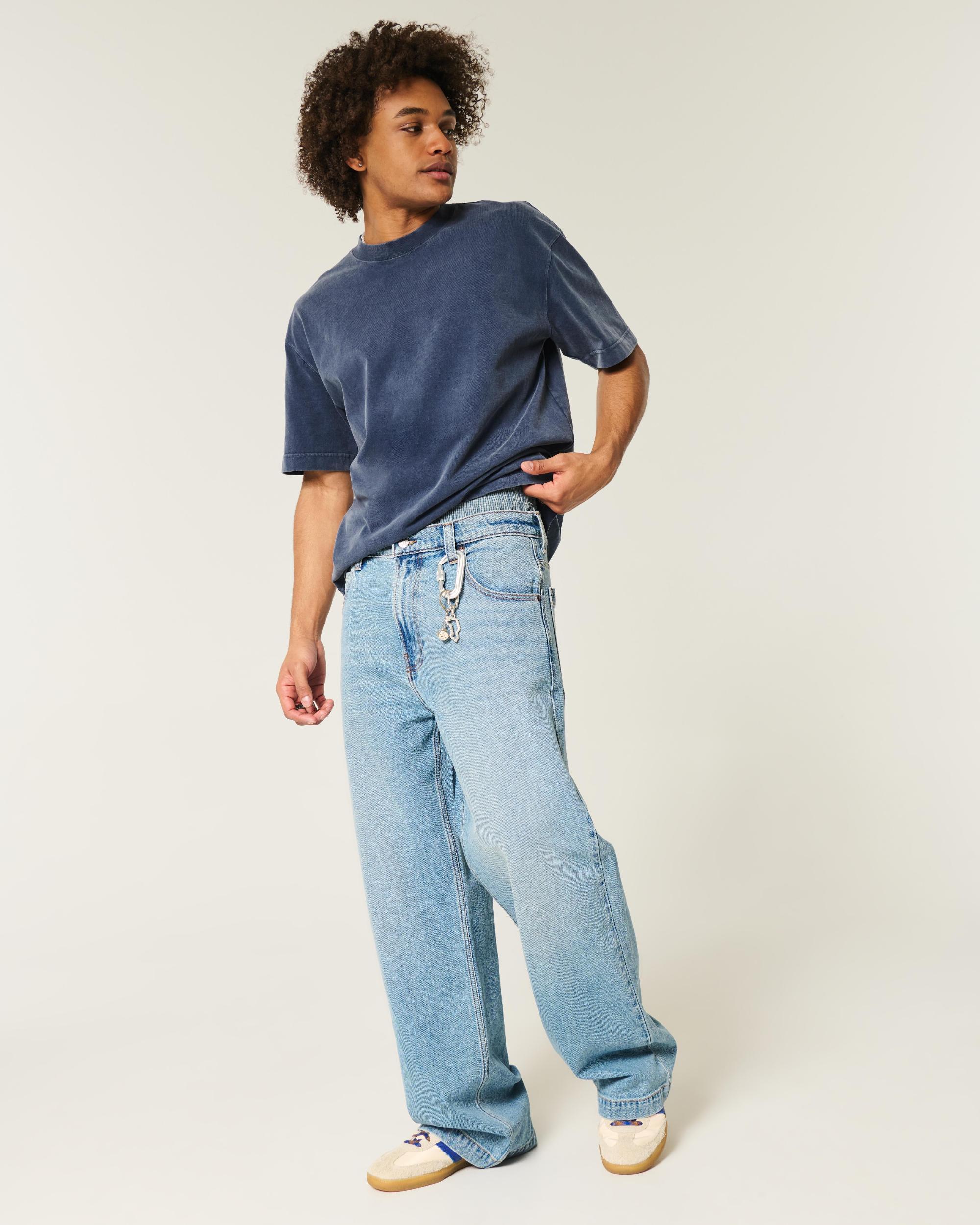 Boxy Heavyweight Washed Crew T-Shirt Product Image