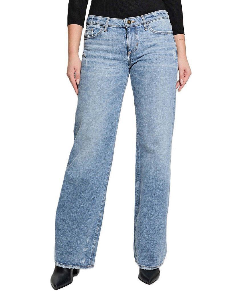 Guess Low Rise Distressed Slouchy Jeans Product Image