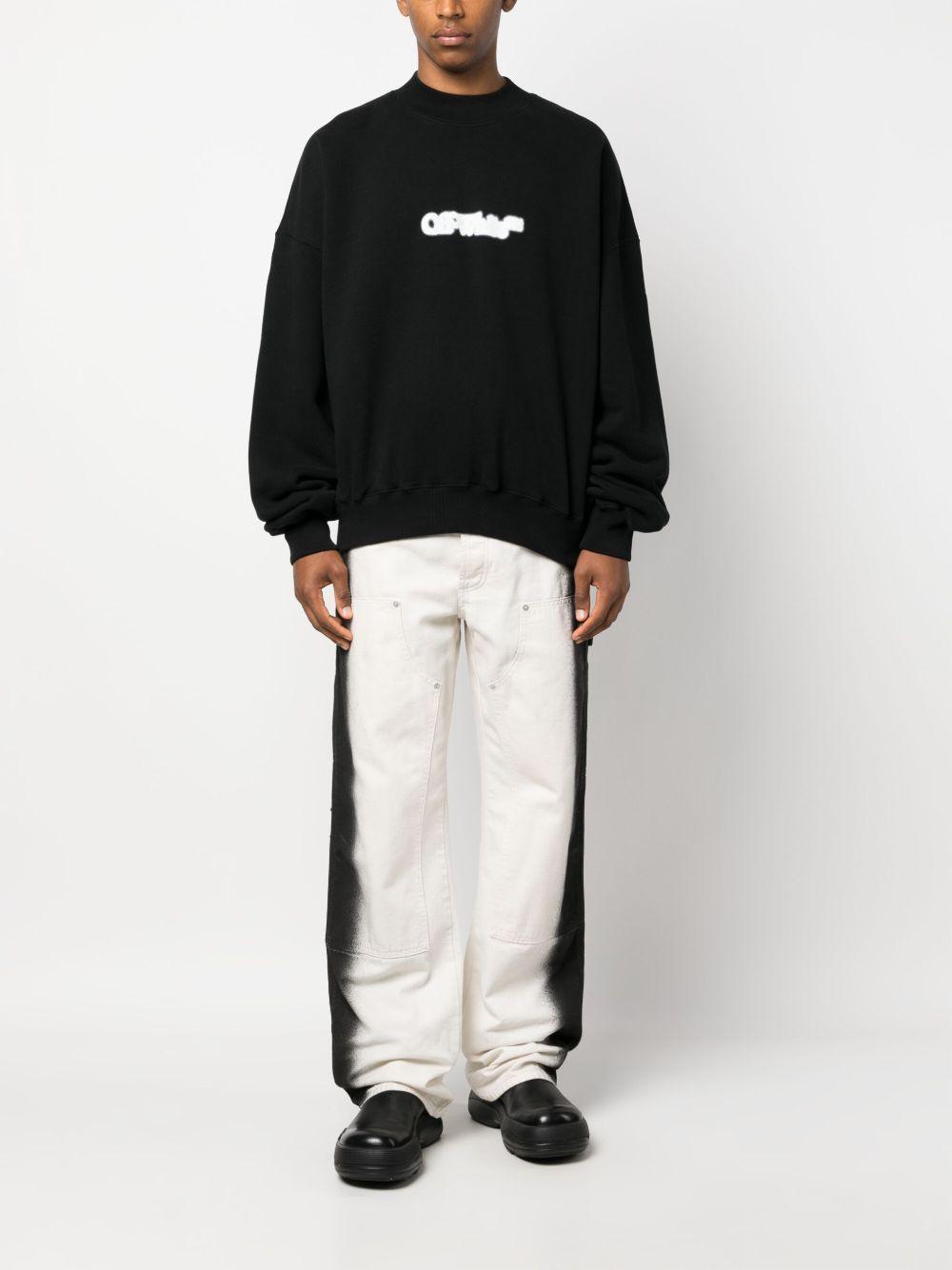 logo-print cotton sweatshirt Product Image